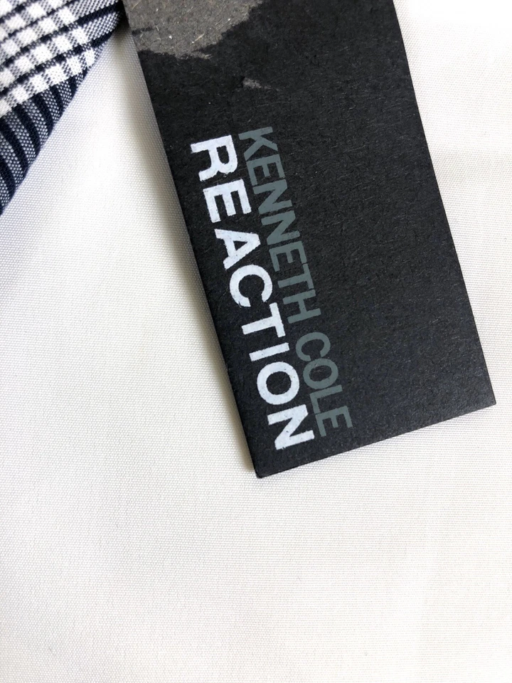 Kenneth Cole, Reaction, para hombre talla pequeña, azul/gris a cuadros, boxers, ropa interior Foto 3 de 4