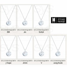BTS STONE HENgE MOMENT OF LIGHT Necklace BIRTH Ver  Tracking Number