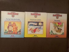 Teddy Ruxpin books from 1985: the day teddy met grubby, lullabies and Airship