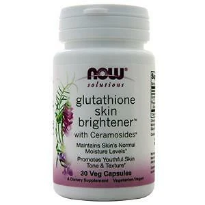 now solutions glutathione skin brightener review Now Glutathione Skin Brightener 30 vcaps