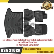 All Weather TPE Car Floor Mats & Cargo Liner For Mazda CX-5 2017-2024