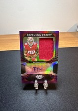 READ Mykel Williams 2025 Panini Certified Freshman Fabric Mirror Signatures /399