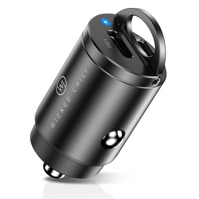 45W KFZ Dual USB-C PD Schnellladegerät für iPhone 17 16 15 14 13 (Pro Max Mini)