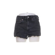H&M, Jeans Shorts, Größe: 36, Schwarz, Baumwolle/Elasthan, Einfarbig, Denim #S2F