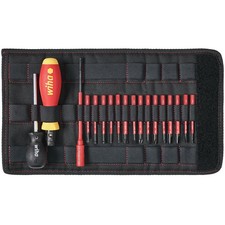 Wiha TorqueVario®-S electric Screwdriver Set, 19 Piece