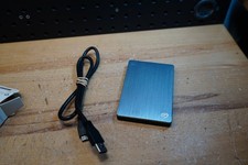 (K) Seagate Backup Plus Slim 2TB Portable External Hard Drive STDR2000101 Blue
