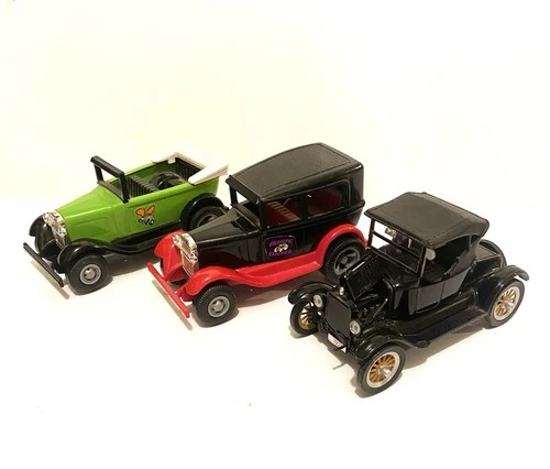 Mint 3 vintage Tiny Tonka Car FRANTIC FLIVVER + THE STINGER + Crazy FoRD MODEL A