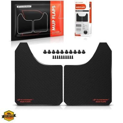 Universal Mud Flaps, 2 Pack Black Splash Guards for Truck Car Pickup SUV, Upg...