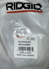 2 Pack Of Ridgid 30093 RC-2375 OEM Replacement PVC Pipe Blade 2-3/8"