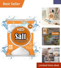 Eco-Friendly 1kg Dishwasher Salt - Unscented Water Softener for All Machines 10.99 per kilo