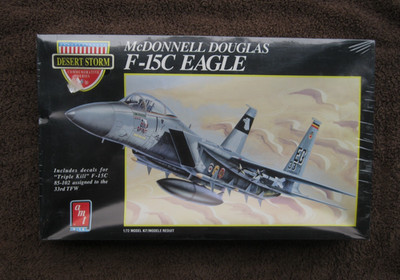 AMT Mcdonnell Douglas F-15C Eagle Desert Storm Series Model Kit 8701 - SEALED