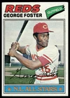George Foster All-Star 1977 Topps #347 Cincinnati Reds VG