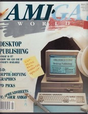 AMIGA WORLD Sculpt 3D VideoScape BASIC 1 1988