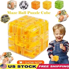 Large 3D Labyrinth Cube Puzzle, 3D Magic Cube Maze Ball Puzzle