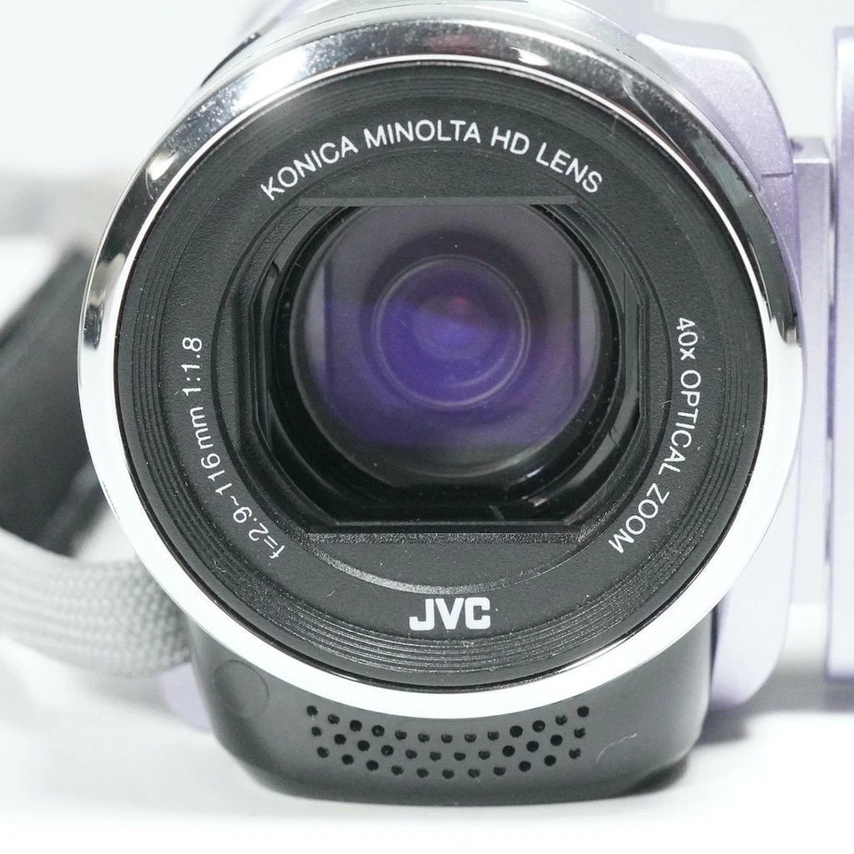 Videocámara JVC Everio Gz-Hm33-V 40x zoom óptico cámara de video digital púrpura Foto 3 de 4