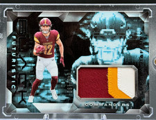 2024 Panini Black - #F-LMY Luke McCaffrey Futuristic Serial Patch RC 040/199