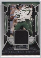 2021 Panini Playbook Gridiron Gear Relics Zach Wilson #GG-ZWI 11ur