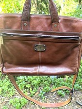 Borsa a tracolla grande marrone La Martina manico superiore zip tracolla staccabile