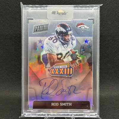 2023 Panini Donruss - Super Bowl Signatures Prizm Rod Smith #SBXXXIII-RS (AU)