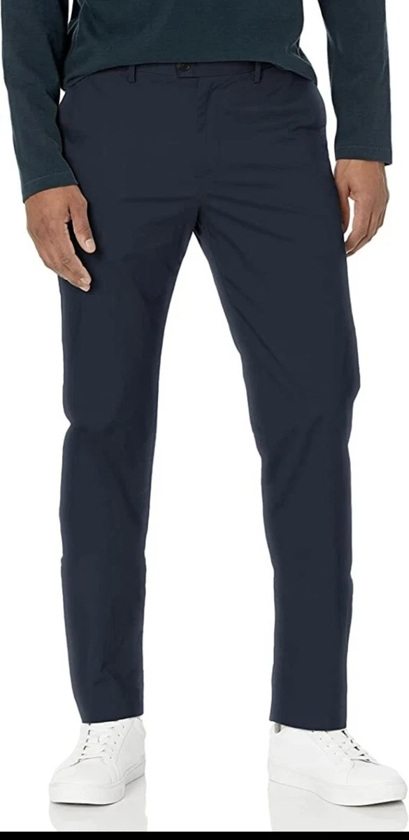 slim fit dress slacks Calvin Klein Men's Slim-Fit Wool-Blend Stretch Suit Pants MSRP $200 –  DGFOutlet main image 1