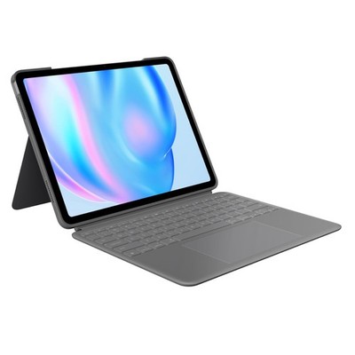 Logitech Combo Touch for iPad Air 13'' M2 Keyboard Case Detachable Grey