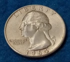 1964 Washington Quarter 90% Silver