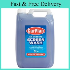 CarPlan All Seasons Ready Mixed Screen Wash, Removes Dirt, Grime 5L 2.16 per litre