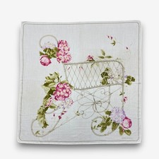 Vintage Nina Ricci Handkerchief Scarf Bouquet Square Neckerchief Bandana 19"