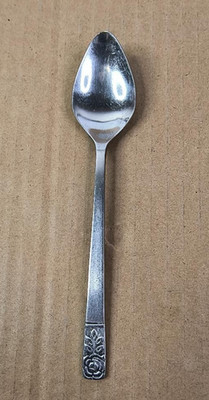 St. Regis Rose Pattern Stainless Steel Flatware, 1980's, Hong Kong, You Choose