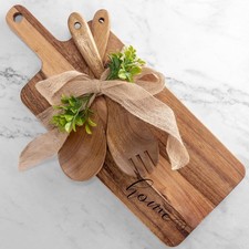 Housewarming Gifts New Home Idea First House Wooden Cutting Boards Set