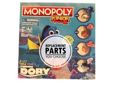 Monopoly Junior JrFinding Dory REPLACEMENT PARTS PIECES YOU CHOOSE