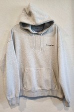 Abercrombie Fitch Men s M Soft A F Fleece Hoodie Gray Pullover Sweatshirt NYC