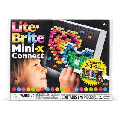 Basic Fun Lite Brite Mini X Connect LED Lichttafel 02322 Spielzeug Reise