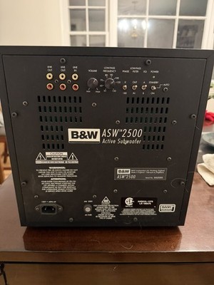 B&W ASW 2500 subwoofer - for parts only