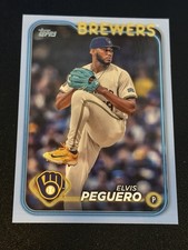 2024 Topps Update Series - Elvis Peguero #US17 Father's Day Powder Blue /50