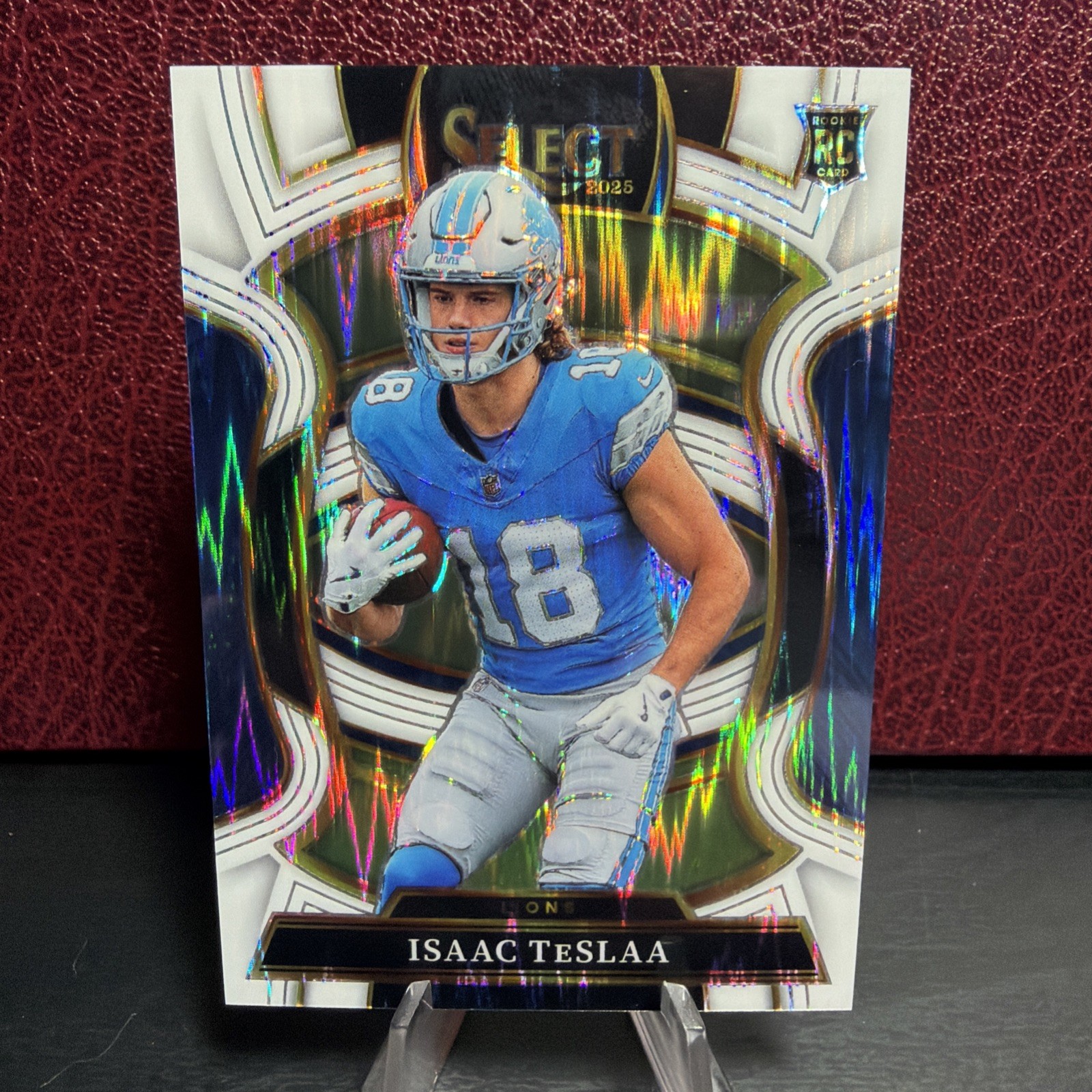 2025 Panini Select Isaac Teslaa #70 White Shock Concourse /799 (RC)