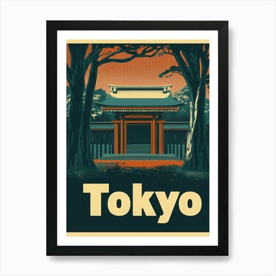 Aihrgdesign A Retro Reiseposter F Gerahmtes Wandbild Poster Leinwanddruck Bild