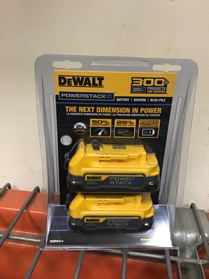 #ad DEWALT DCBP034 2 Power Stack Lithium Ion Compact Battery $99.00