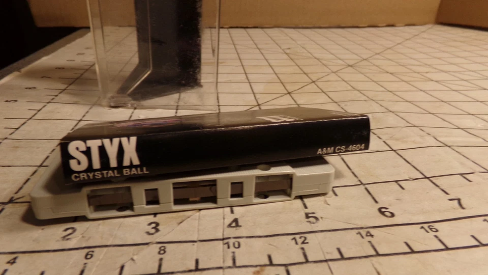 STYX - CRYSTAL BALL CASSETTE 1976 A&M RECORDS CS-3218, Tested, Works - Image 3 of 4