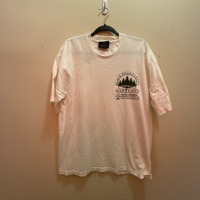 Online Ceramics Blair Witch Project Black Hills Forest White T-Shirt Large
