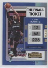 2021-22 Panini Contenders The Finals Ticket 16/49 Tobias Harris #87 5h0
