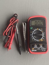 T.I.S. 258 Digital Multimeter Temperature Probe Kit Voltmeter Measurement Tool