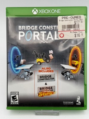 Bridge Constructor Portal Xbox One Video Game Includes 3 Games