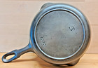 Griswold Iron Mountain Cast Iron Skillet Size 5 Model 1030 Sits Flat No Spin — photo 1