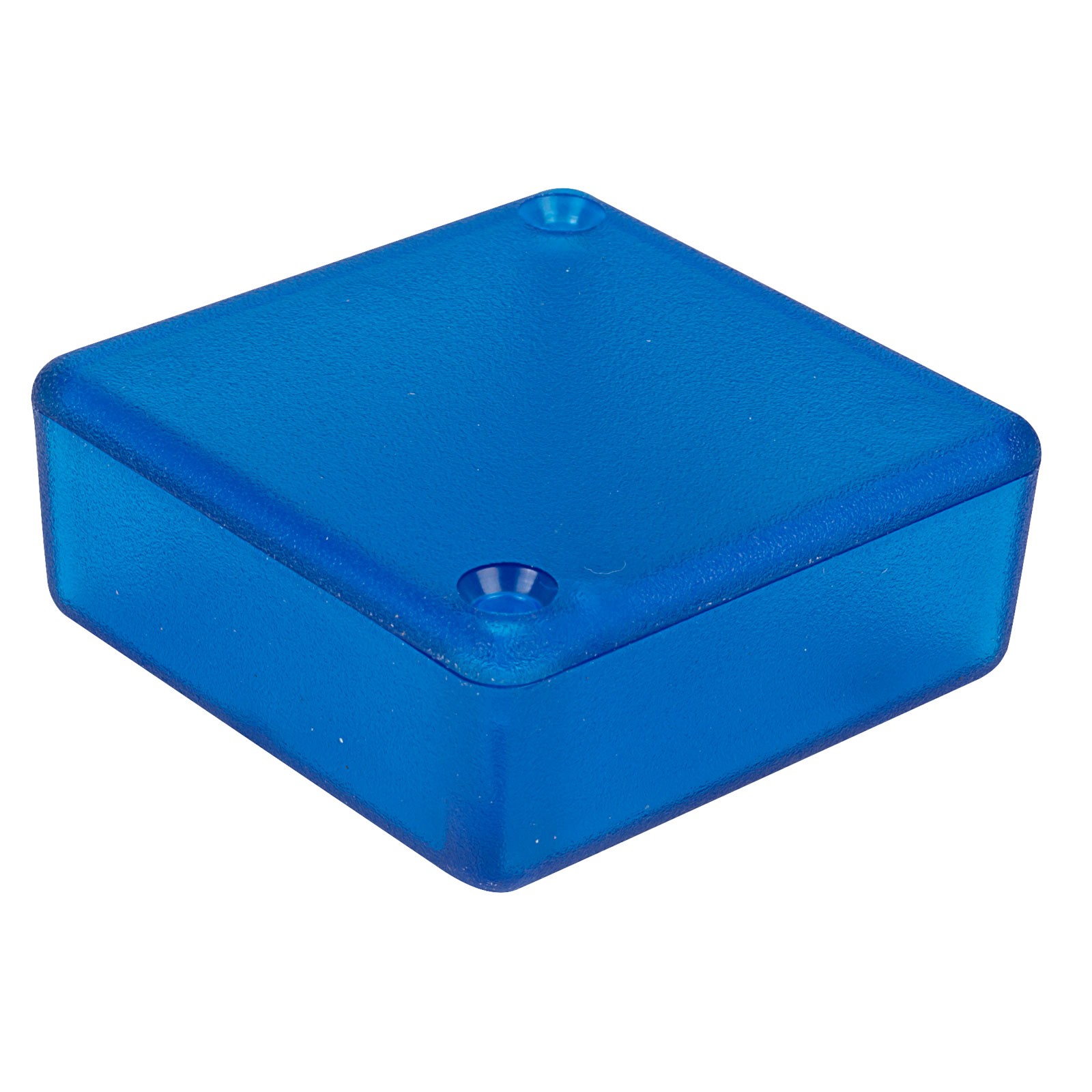 Hammond Translucent Blue ABS Enclosure 50 x 50 x 20mm