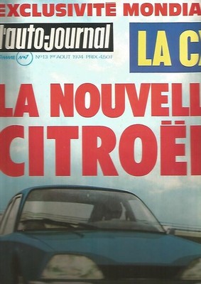 DAS AUTO JOURNAL NR. 13 CITROEN CX / PORSCHE CARRERA / R16 TX AUTO. / BUGGIES 7 MOD.