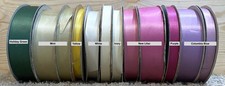 McGinley Satin Ribbon HUGE LOT  100-yd. rolls assorted colors