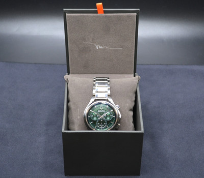 Bulova CURV Chronograph Men's Watch 96A297 *Pre-owned* FREE SHIPPING