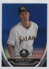 2013 Bowman Platinum Prospects Chrome Blue Refractor 53/199 Andrew Heaney 0o9