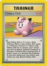 70/102 POKEMON BASE SET UNLIMITED CLEFAIRY DOLL RARE NEAR MINT